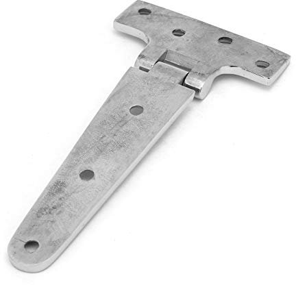 Verdicktes Edelstahl-T-Scharnier-Tor-Zubehör, Robuste Torscharniere, Tor-Stoßscharnier, 151 X 75 X 4,5 Mm, M5-Schraubentyp