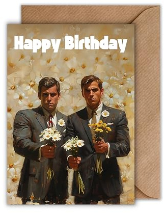 WBdesignz Humorvolle Geburtstagskarte mit Umschlag - Happy Birthday Witzige Grußkarte Geschenkkarte zum Geburtstag für Freunde Familie Kollegen Partner (DIN A6)