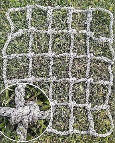 Kinder Klettergerüst NetzTreehouse Strickleiter, Stabiles Schutznetz, Seilleiternetz, Sicherheitsnetz, Außen, Zaunnetz, Innen(2 * 4m(6.6 * 12.12ft))