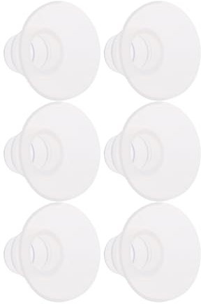 6PCS Elektrische Milchpumpe Flanscheinsatz Milchpumpenschild Konverter Flanscheinsatz Milchpumpenteil & Zubehör 15mm Flanscheinsätze Flanscheinsätze
