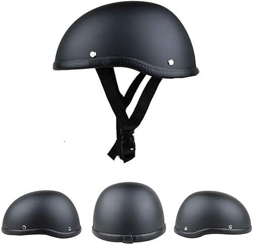 GKCEGHKS Casco A Scodella Scooter Motorino Portatile Mezzi Caschi Jet retrò Casco Scodella Cromwell Caschi Mezzo Casco Scooter Crociera Bicicletta ECE Omologato Casco Faccia Aperta retrò