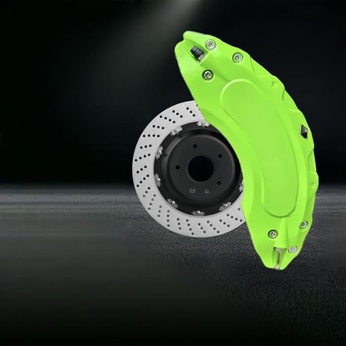 2 PCS Coperchio Pinza Freno per BMW 1 Series F40 2020-2023 2024, Copri Pinza Freno Auto Coperture auto disco Brake Caliper Fake Covers,Green