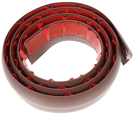VILLCASE Bodenübergangsleiste Selbstklebend Gummiübergangsleiste Für Türschwellen Bodenabdeckleisten Aus Pvc Flexible Leiste Für Übergang Zwischen Teppich Und Fliesen Bodenkantenleiste Und