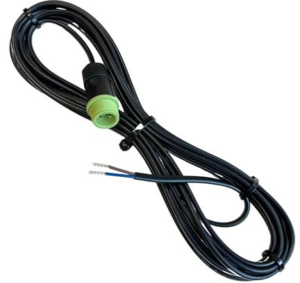 TIMBERA Câble de station de charge 5 m pour Worx Landroid - Mâle vers fil ouvert - Câble basse tension pour connecter l'alimentation à la base de charge de 5 mètres