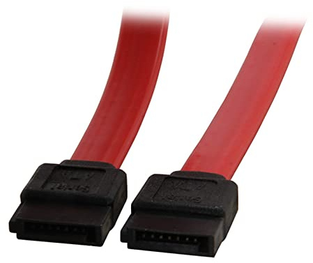 QSBVSO 18 Pollici 6 GB/s SATA3. Seriale Dati ATA. Cavo Compatible with Pc Computer Portatile Sata 3.0 sataiii 6 Gbps. Disco Fisso Disco del Disco Rigido/SSD - Rosso