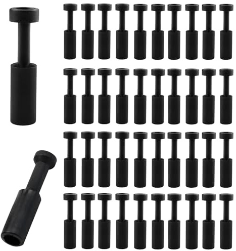 Pneumatik Verbindungsrohrstopfen, 40 Stück Pneumatik Steckverbinder Stopfen OD Verbindungsstopfen Push to Connect Steckerfittings für Pneumatische Systeme und Luftschläuche (10MM)