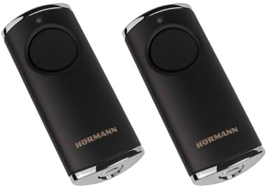 2x Hörmann HS1 BS Schwarz 1-Befehl Handsender BiSecur 868 Mhz