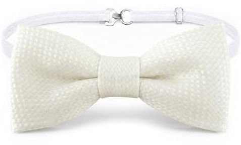TigerTie Babyfliege Kinderfliege – Vorgebunden mit Gummizug & verstellbar 24–38 cm – 100% Baumwolle Piqué, Fliege für Taufe, Feier & Hochzeit