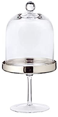 SWEET HOME Alzata Filo Platino e Campana in Cristallo cod.AD11700PT cm 19h diam.11,5 by Varotto & Co.