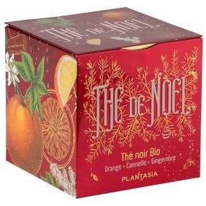 Té de Navidad Negro Naranja Canela bio Caja Metal