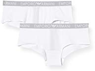 Emporio Armani Damen Bi-Pack Cheeky Pants Iconic Cotton Unterwäsche (2er