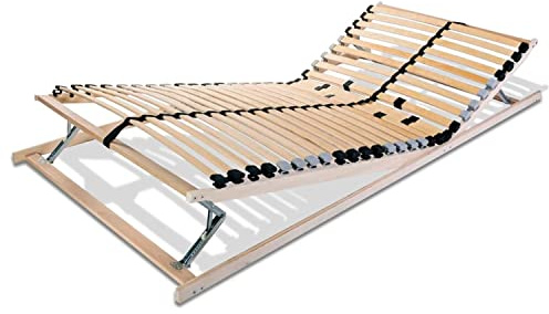 Coemo 7 Zonen Lattenrost, 140x200 cm, Kopf-Fußteil manuell verstellbar | Allstar Lattenrost, Kopf- und Fußteil manuell verstellbar, Mittelgurt, Härtegradeinstellung