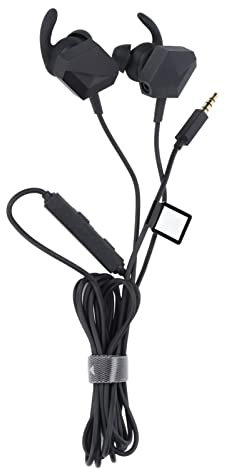 Sxhlseller Earbud Gaming Headset, Abnehmbare Ohrhörer, In Ear Headset, Stereo Kopfhörer, mit Mikrofon, Computer Audio Adapterkabel, für Mobiles Gaming