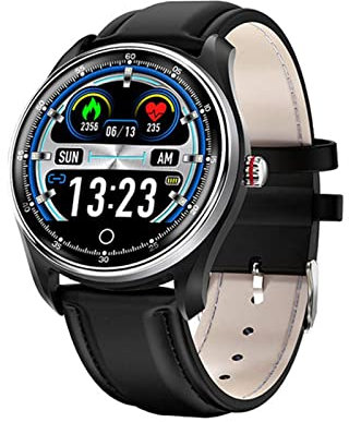 QESTO KSD New ECG+PPG Smart Watch Blood Pressure Heart Rate Monitor IP68 Waterproof 8 Multi-Sport Modes Smartwatch for Men Women PK N58(G)(C)