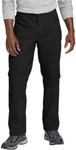 Eddie Bauer Pantalon technique extensible bidirectionnel doublé en polaire pour homme