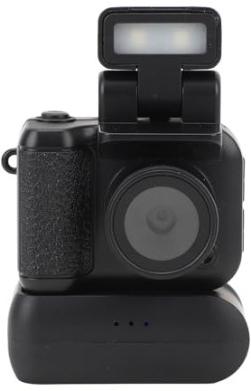 Dpofirs Piccola Videocamera DV, Videocamera Mini DVR 1080P, Videocamera con Schermo a Colori da 1,44 Pollici, Mini Fotocamera da Pollice, con Torcia Elettrica, per Fotografia di Viaggio,