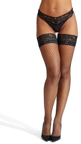 Ann Summers Women's Fishnet Holdup Hold-up Stockings, Fishnet For Women