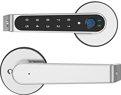 Serrure Connectée, Serrures d'empreintes digitales numérique extérieur porte intelligente serrure de porte électronique sécurité porte coulissante serrure intelligente for la maison chambre en plein a