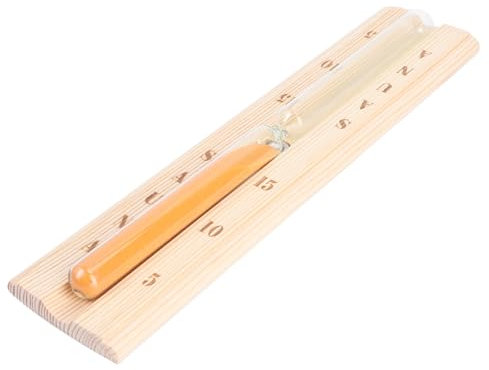 WEKADRIN 1stück Holz Sanduhr Timer Für Sauna Minuten Hourglass Timer Für Trockene Dampfräume Für Wellness Und Entspannung