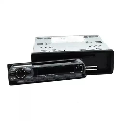 AUTORADIO BLUETOOTH 1 DIN CON LETTORE CD DVD MP3 USB AUX SD E FRONTALINO ESTRAIBILE
