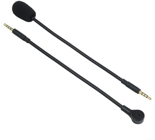 ARMYJY Cuffie da gioco con microfono con protezione antivento per un suono professionale (4 poli)