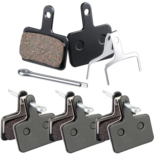 JEYORZY 4 Paia Pastiglie per Freni per Bicicletta, Pastiglie Freni Bici Elettrica, mtb, Monopattino Elettrico, Ebike, Freni a Disco, Nero