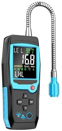 Monitor della qualità dell'aria, Rilevatore di fughe di gas combustibile Gas infiammabile Metano Tester for gas naturale Allarme luminoso sonoro