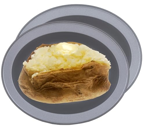 Oval Pie Dishes Air Fryer Baking Tin Non Stick | Ideal for Cooking, Baking & Roasting