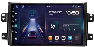 9 Inch QLED Touch Screen Android 13 Multimedia-Player Wireless CarPlay Android Auto,for Suzuki SX4 2006-2013 Fiat Sedici 2005-2014 With BT GPS WIFI Radio Backup Camera(S60 4+32G)