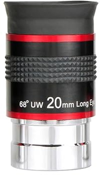 Oculare for telescopio FMC da 1,25 ultra grandangolare 68°, 6 mm/9 mm/15 m/20 mm, for astronomico(20mm)