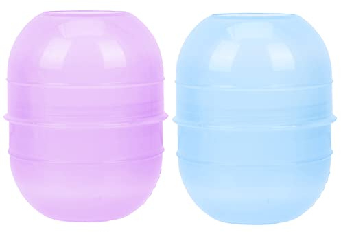 CANIGHT Recipiente Mezclar Tinte 2 Vasos Agitadores Escala, Coctelera para Teñir el Cabello de Material PP Resistente Adecuado para Peluquería y Uso en Casa Color Aleatorio