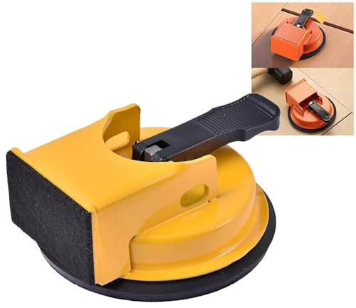 Laminatboden Reparaturwerkzeug Fugenschließer Laminat Reparatur Saugnapf Bodenspalt Eisenfixierer Vakuum Fliesen, Bodenlatten Greifer Verlegeset Sockelleisten Für Vinyl, Holzböden (B)