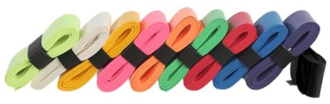 KACCDE 10 empuñaduras perforadas para raqueta de tenis, bádminton, squash, entrenamiento, banda para el sudor, antideslizante, cabeza de agarre