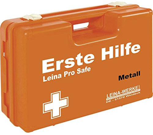 Leina Werke 38107 - Cassetta di pronto soccorso, in plastica, conforme a ÖNORM Z 1020, tipo 1, specifica per settore