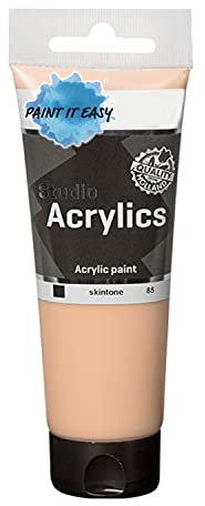 PAINT IT EASY NEU Studio Acrylfarbe, Akademie Qualität, 120 ml, Hautfarbe