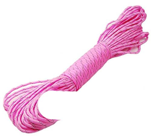 100ft Reflektierende Paracord Seil Fallschirmschnur 550 Lanyard 7 Kern Strang DIY Überleben Armband Camping Zelt Zubehör Dia.4mm-C11
