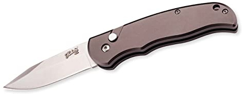 Herbertz Selektion Taschenmesser, AISI 440 Stahl, rostfrei, Alu Griffmaterial, scharfes Klappmesser & Outdoor-Messer für Camping, Wandern oder Jagd