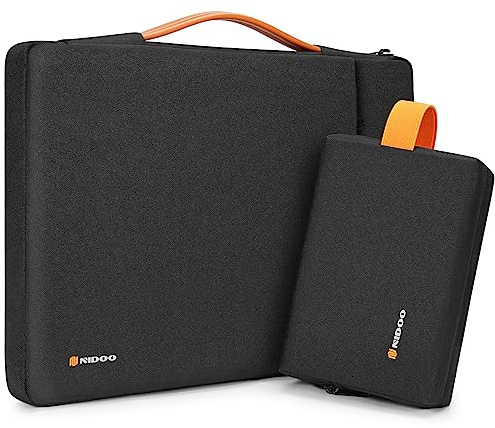 NIDOO 15,6 16 Laptop Tasche für 15,6 ThinkPad T15 Gen 2/16 ThinkPad X1 Extreme Gen 5/16 Yoga 7i / 16 Envy Laptop 17/16 Galaxy Book3 Ultra / 16 MateBook D16, Notebook Hülle Tragetasche