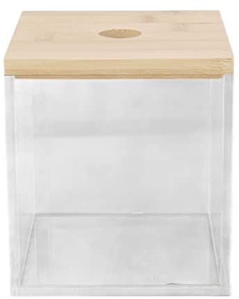 Tyenaza Boîte Porte-Capsules De Café en Acrylique Transparent avec Couvercle, Boîte De Rangement pour Café pour la Maison