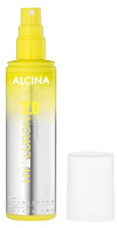ALCINA Hyaluron 2.0 Spray (125 ml) - Spray für trockene & spröde Haare - für Glanz & Geschmeidigkeit - verhindert Hitzeschäden bis zu 230°C - Haarpflege mit Hyaluronsäure & Kaktusfeigenextrakt