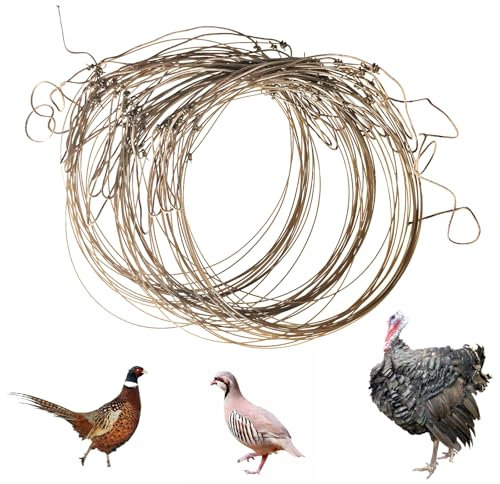 Vogelfalle für mittelgroße bis große Vögel, Humane Vogelfalle zum Fangen von lebenden Vögeln, Seilfalle, 509,6 cm, hocheffizient für wiederholten Gebrauch, Vogelfalle für Verschiedene mittelgroße und