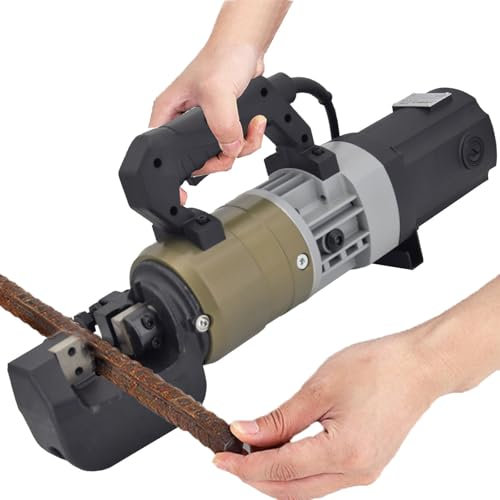Dfdieratve Tragbarer Elektrischer Hydraulischer Bewehrungsstahlschneider mit 1200 W zum Schneiden von BewehrungsstäBen von 4 Bis 22 mm in 2 S, zum Schneiden von BewehrungsstäBen,C 22mm