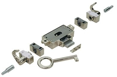 Hettich Nutbart-Drehstangenschloss DIN rechts, Dorn-ø 4 mm | 1 Stück, Artikelnummer 89076