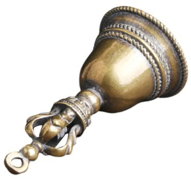 IMIKEYA Messing Glocken Anhänger Schlüsselanhänger Selbstgemacht Jingle Bells Zubehör Für Geschenk Dekoration Mit Lochdesign