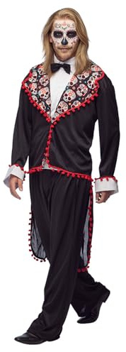 Boland - Costume da adulto Senor Esqueleto, costume per adulti, costumi in maschera, Halloween, Dia de los Muertos, Giorno della Morte Messico