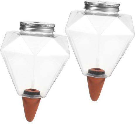 Toyvian 2piezas Regadera Automática para Jardín Dispositivo De Riego para Plantas Herramienta De Riego para Suculentas Bebedero para Plantas Sistema De Pequeño