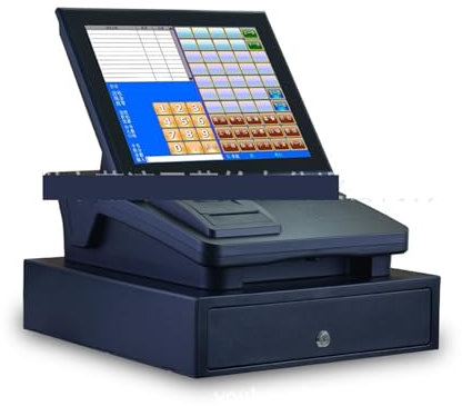Kassenregister, C86C Eingebetteter Touchscreen All-in-One-Automat, Gastronomie-/Fast-Food-Registrierkasse, Milchtee-Registrierkasse,Kassiererassistent