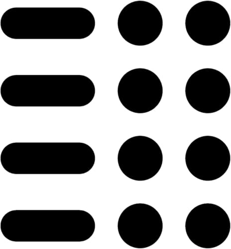 JiSiTeCai Webcam Cover Privacy Screen with Dots, Squares and Bars Pattern, Universal Fit, No Residue (12)