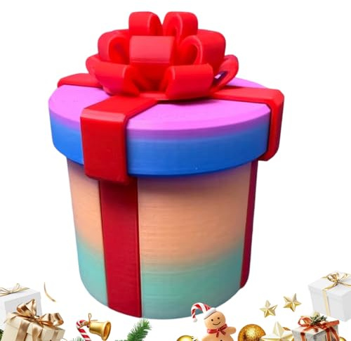 Tyinerc Boîte À Vis Emboîtée | Fournitures De Fête Réutilisables À Thème,Boîte Puzzle Argent | pour Adolescents Adultes Collectionneurs Enseignants Anniversaire Noël Fête Mariage Réunions