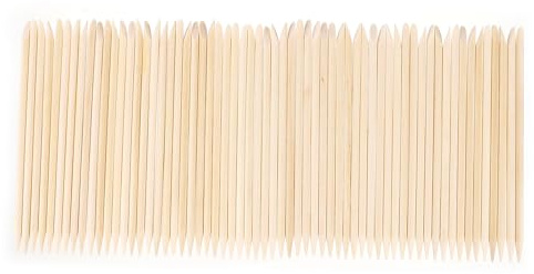 JECOMPRIS Palitos de Madera para Manicura y Pedicura 200 Unidades 11,5 Cm Herramienta para Cutículas y Eliminación de Piel Muerta Accesorio Profesional para Cuidado de Uñas